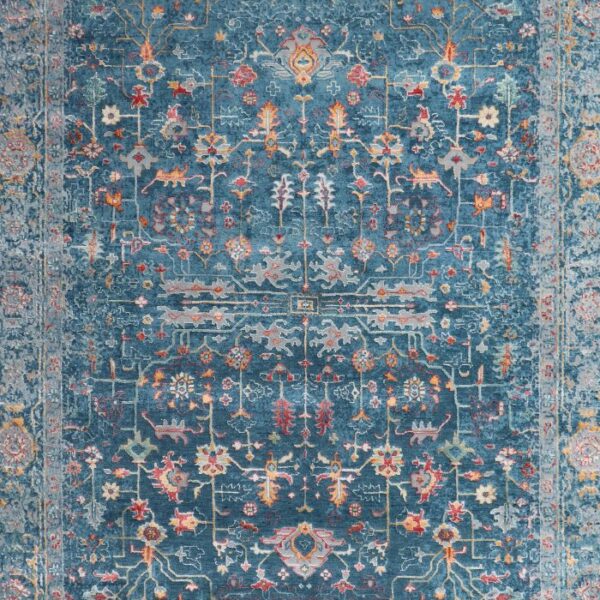 MN-76 Blue Hand Knotted Rug