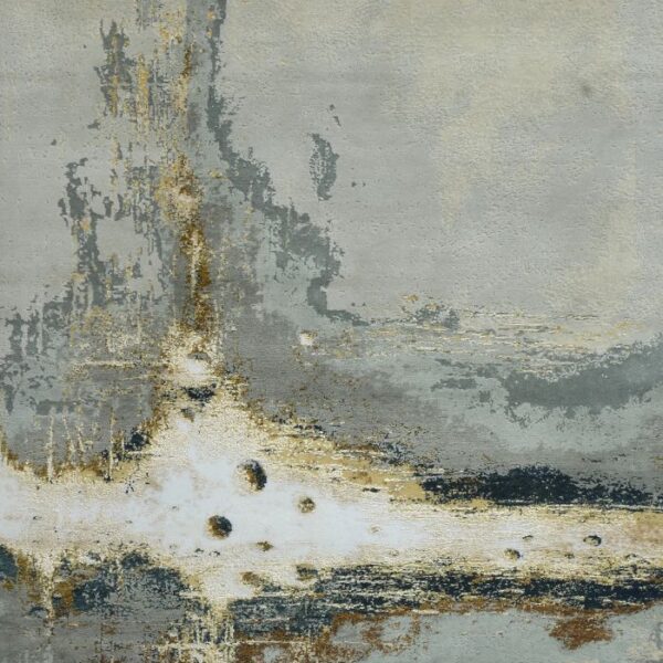 3745-Silver Hand Knotted Rug