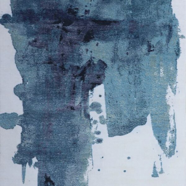 ALE-6 Blue Hand Knotted Rug