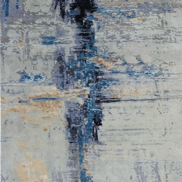 3540 Grey Hand Knotted Rug