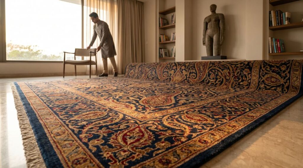 Handmade vs. Machine-made Why a Hand-Knotted Rug is a Legacy, Not Just Decor