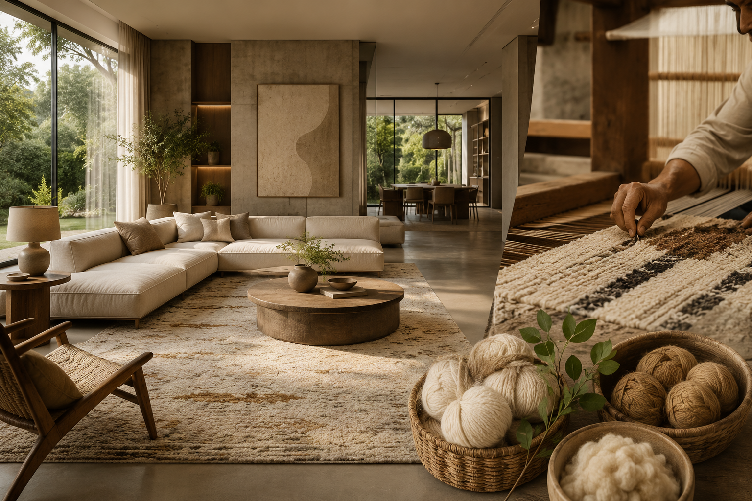 Sustainable Luxury: The Ethical Journey of a Resha Handcrafted Rug