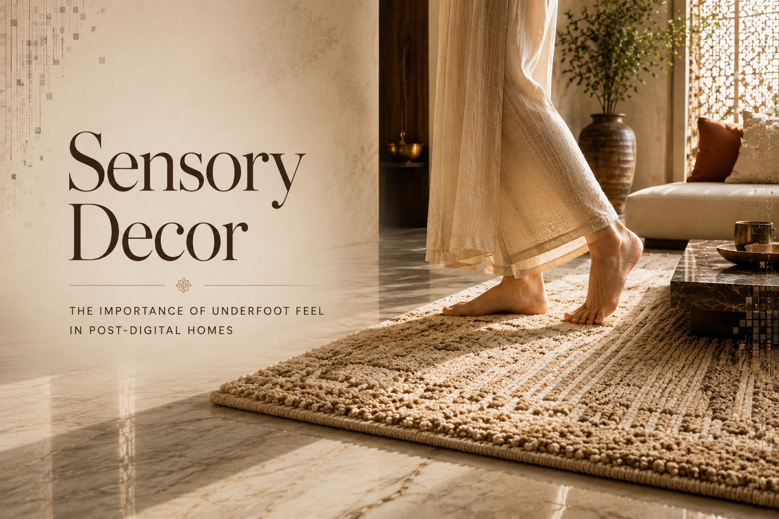Sensory Decor The Importance of “Underfoot Feel” in Post-Digital Homes